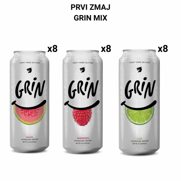 PRVI ZMAJ GRIN MIX - karton limenke 24x0,5l